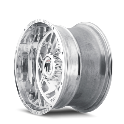 Cosmos AT1904 Polished 20X12 Off Road Wheels American Truxx