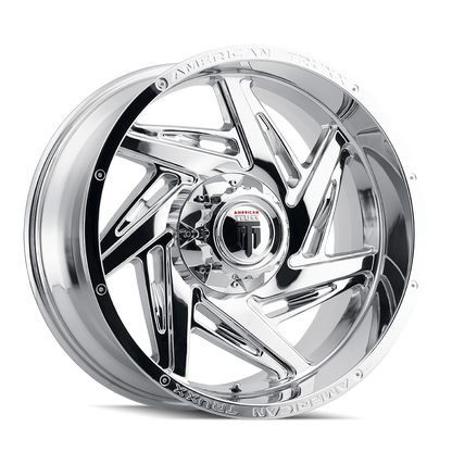 Spiral AT1906 Chrome 20X10 Off Road Wheels American Truxx