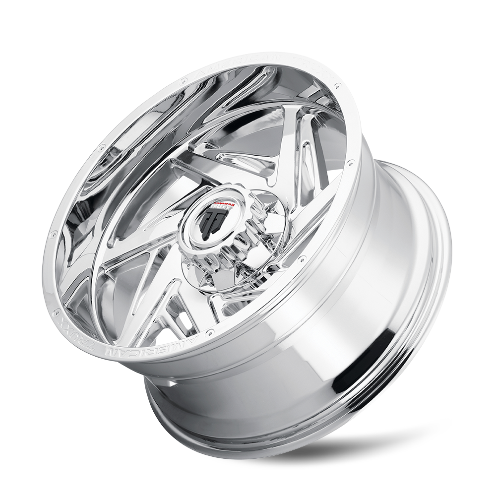 Spiral AT1906 Chrome 20X10 Off Road Wheels American Truxx