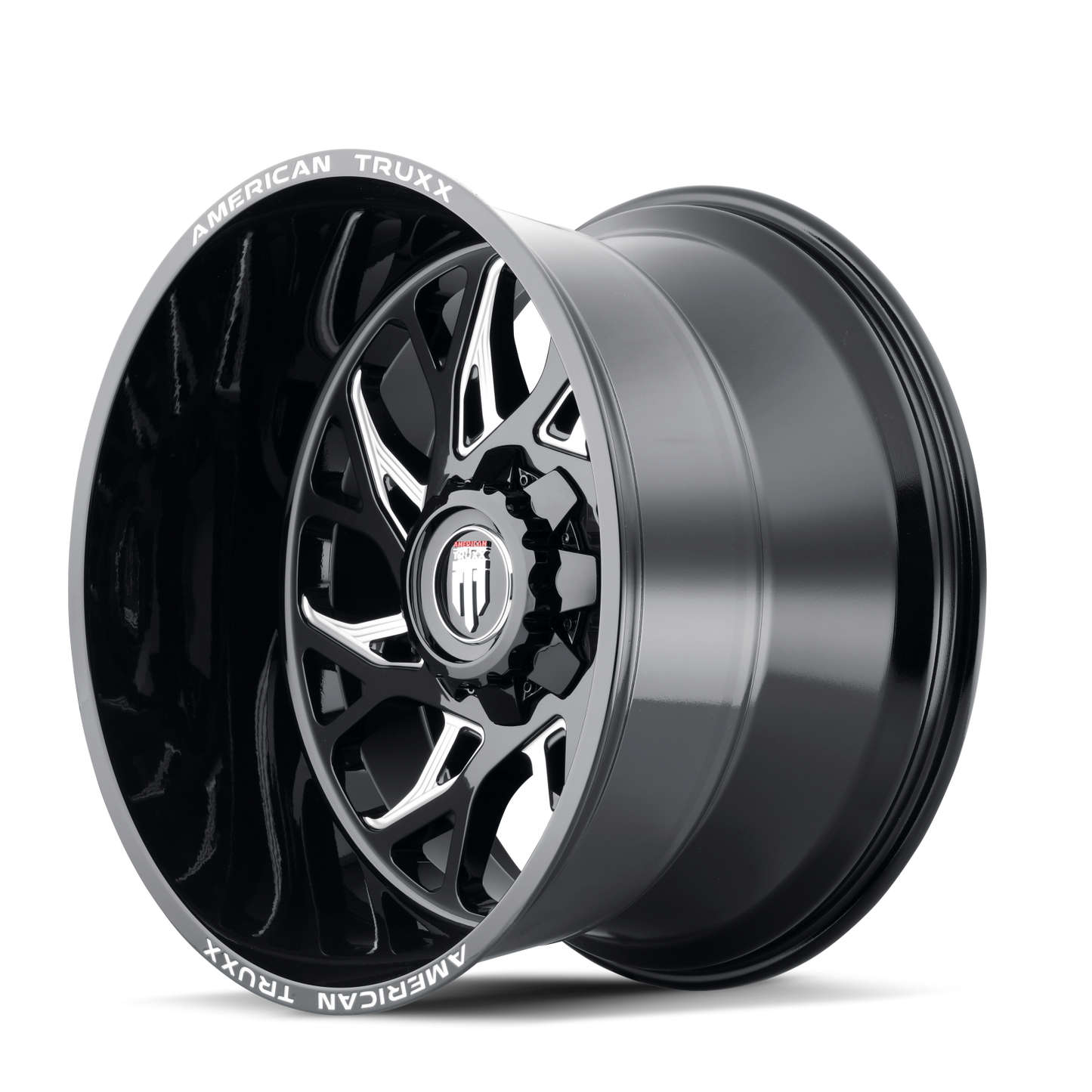 Destiny AT1913 Black Milled 20X12 Off Road Wheels American Truxx