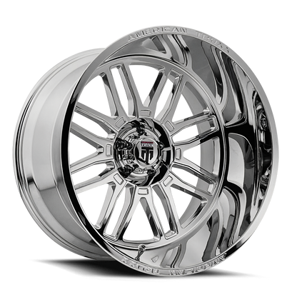 Restless AT1915 Chrome 22X12 Off Road Wheels American Truxx