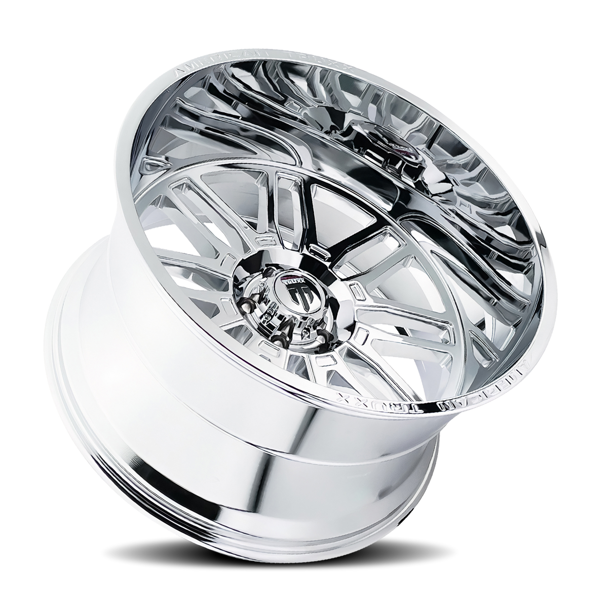 Restless AT1915 Chrome 22X12 Off Road Wheels American Truxx