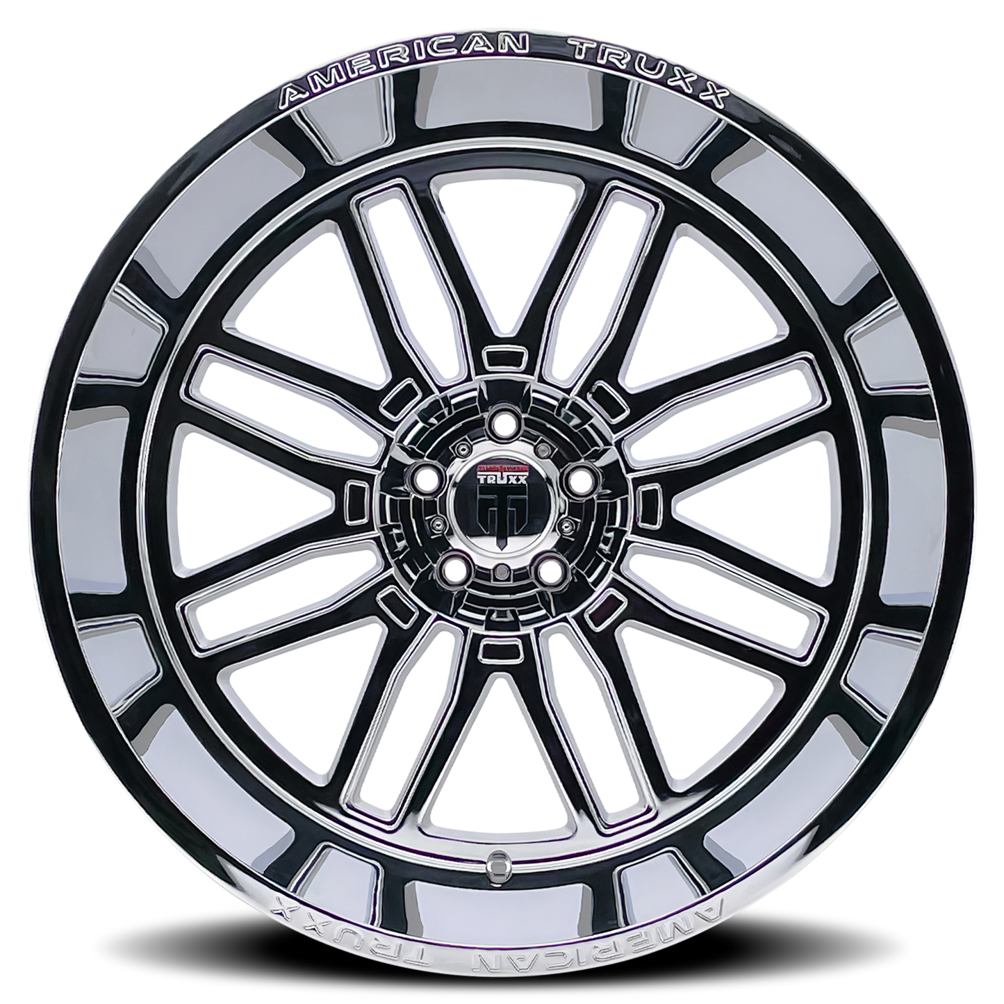 Restless AT1915 Chrome 22X12 Off Road Wheels American Truxx