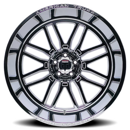 Restless AT1915 Chrome 22X12 Off Road Wheels American Truxx