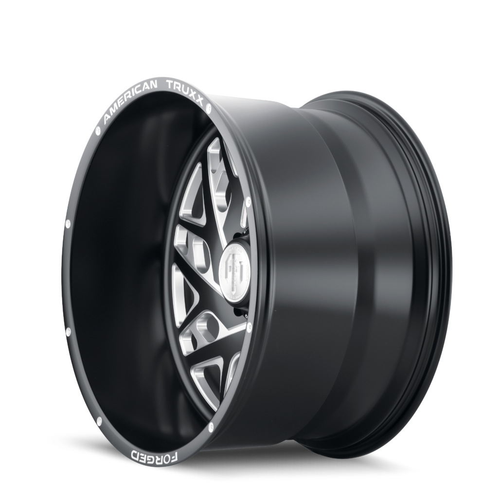Forged Aries ATF1909 Matte Black Milled 24X14 Off Road Wheels American Truxx Forged