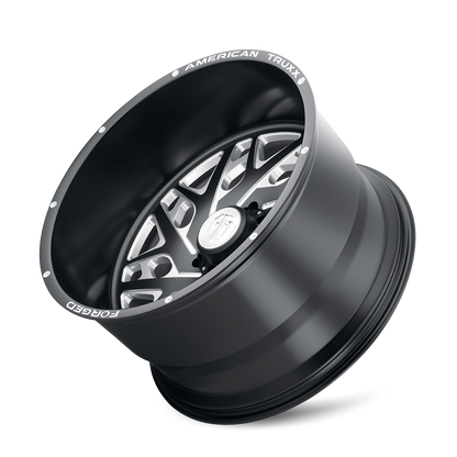 Forged Aries ATF1909 Matte Black Milled 24X14 Off Road Wheels American Truxx Forged