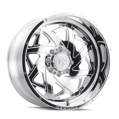 Forged Kronos ATF1910 Polished 22X12 Off Road Wheels American Truxx Forged