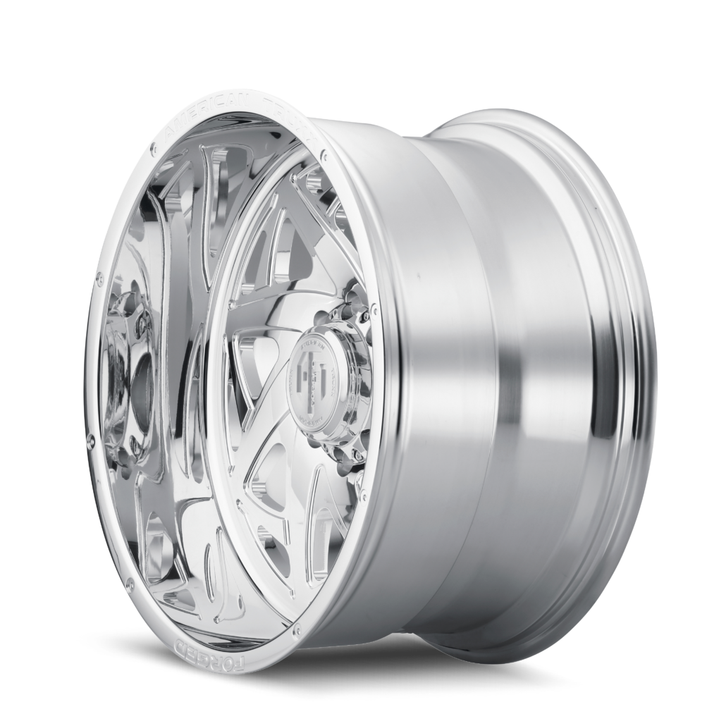 Forged Kronos ATF1910 Polished 24X14 Off Road Wheels American Truxx Forged
