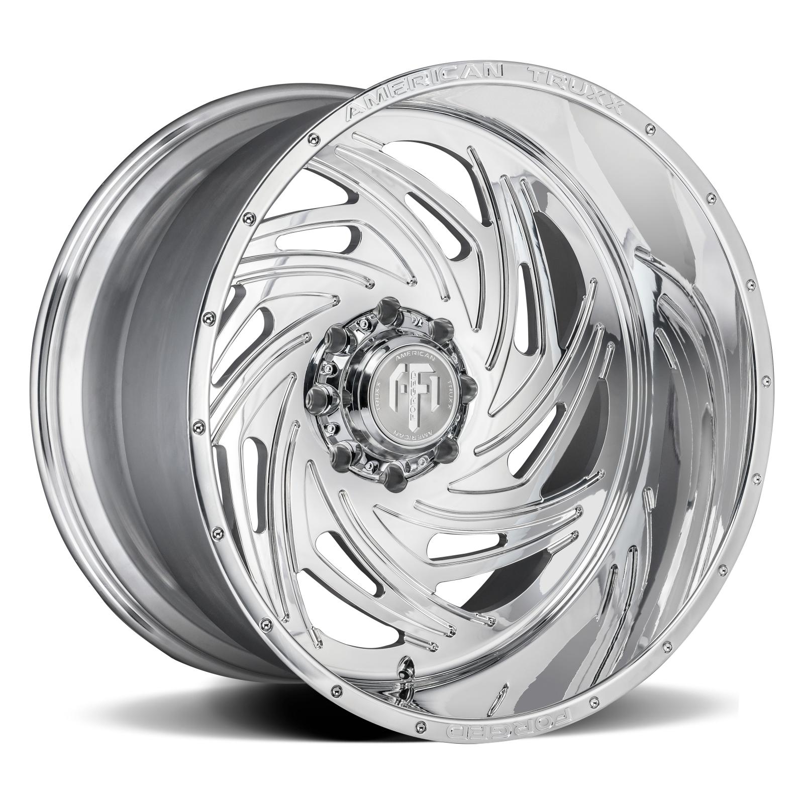 Twisted Forged Twisted ATF1911 Polished 22X12 Off Road Wheels American Truxx Forged
