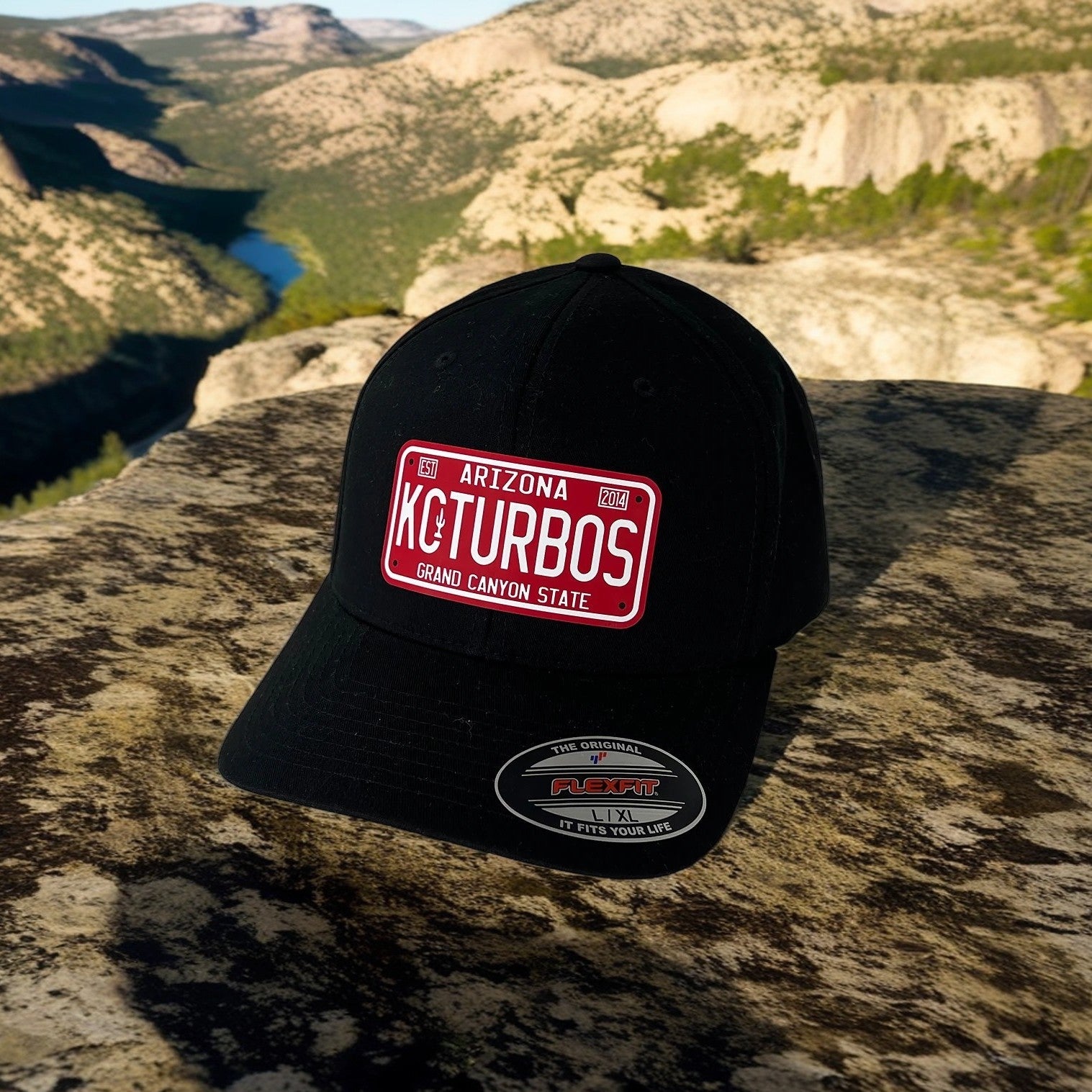 Textile Graphix KC Turbos AZ Plate Hat - Flex Fit Original - view 2