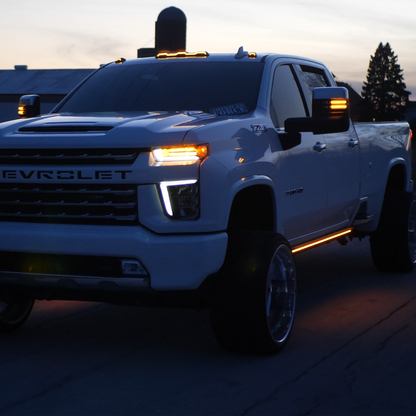 Lumastep M2 Powered Light Up Running Boards | 2020-2026 Chevy Silverado & GMC Sierra 2500/3500