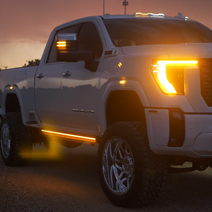 Lumastep M2 Powered Light Up Running Boards | 2020-2026 Chevy Silverado & GMC Sierra 2500/3500