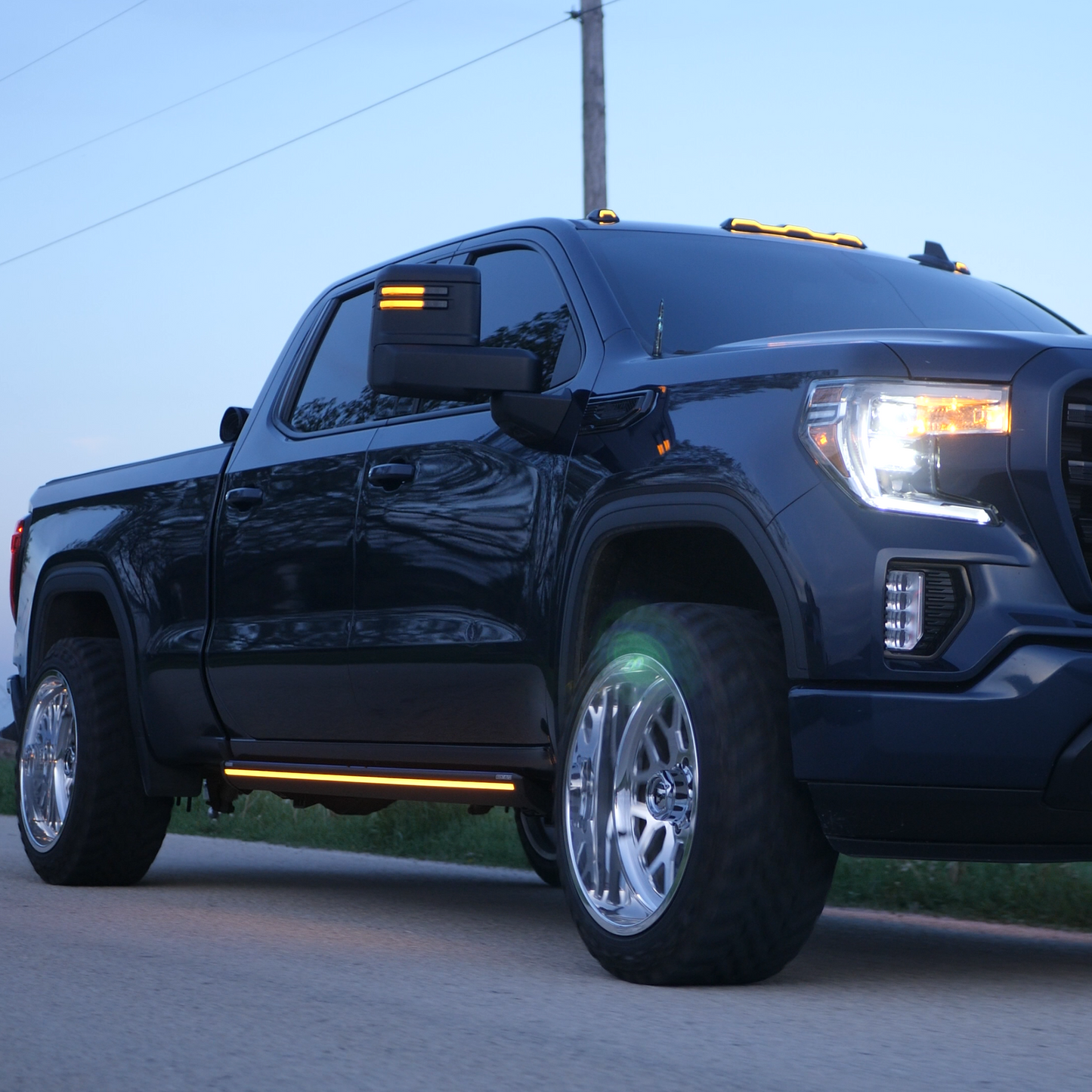 Lumastep M2 Powered Light Up Running Boards | 2019-2026 Chevy Silverado & GMC Sierra 1500