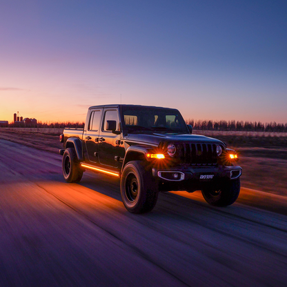Lumastep M2 Powered Light Up Running Boards | 2020-2026 Jeep Gladiator JT