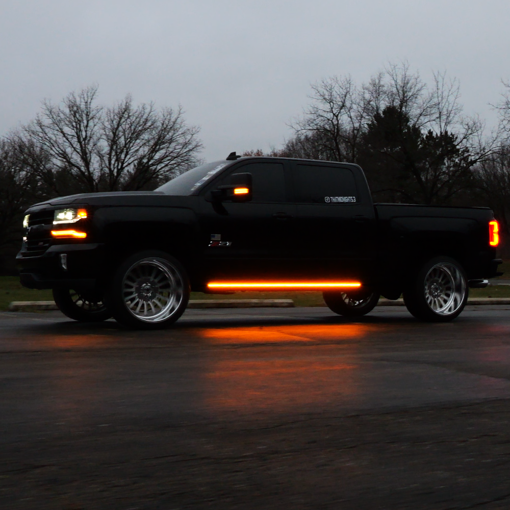 Lumastep M2 Powered Light Up Running Boards | 2014-2019 Chevy Silverado & GMC Sierra