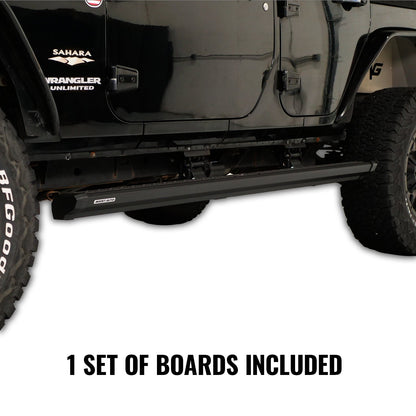 Boost Auto Powered Running Boards | 2007-2018 Jeep Wrangler JKU