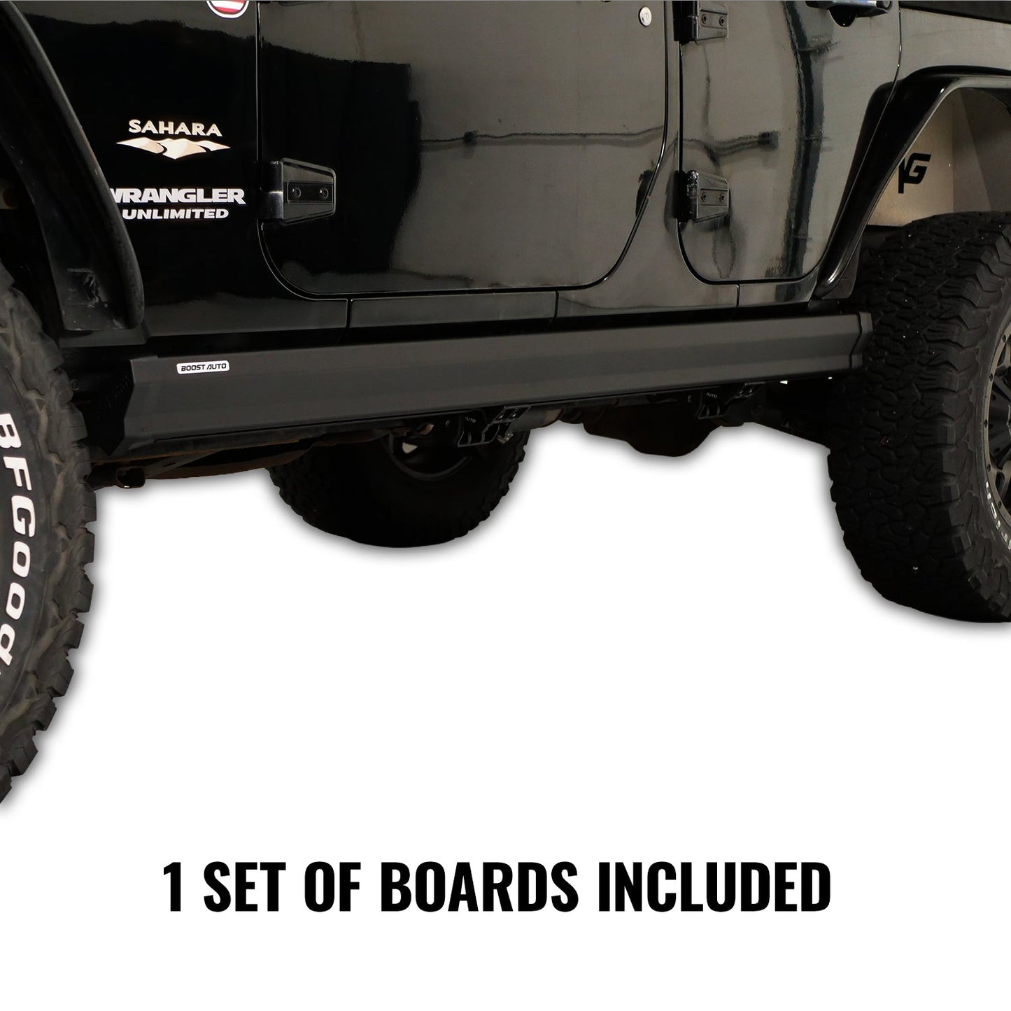 Boost Auto Powered Running Boards | 2007-2018 Jeep Wrangler JKU