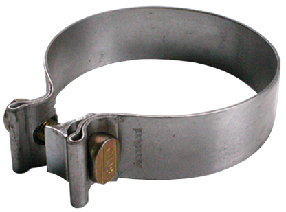 Exhaust Clamp 2.25 Inch Aluminized Torca Band Clamp Diamond Eye