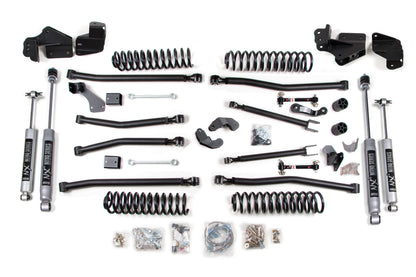 4.5 Inch Lift Kit Long Arm Jeep Wrangler JK 07-18 4-Door BDS Suspension
