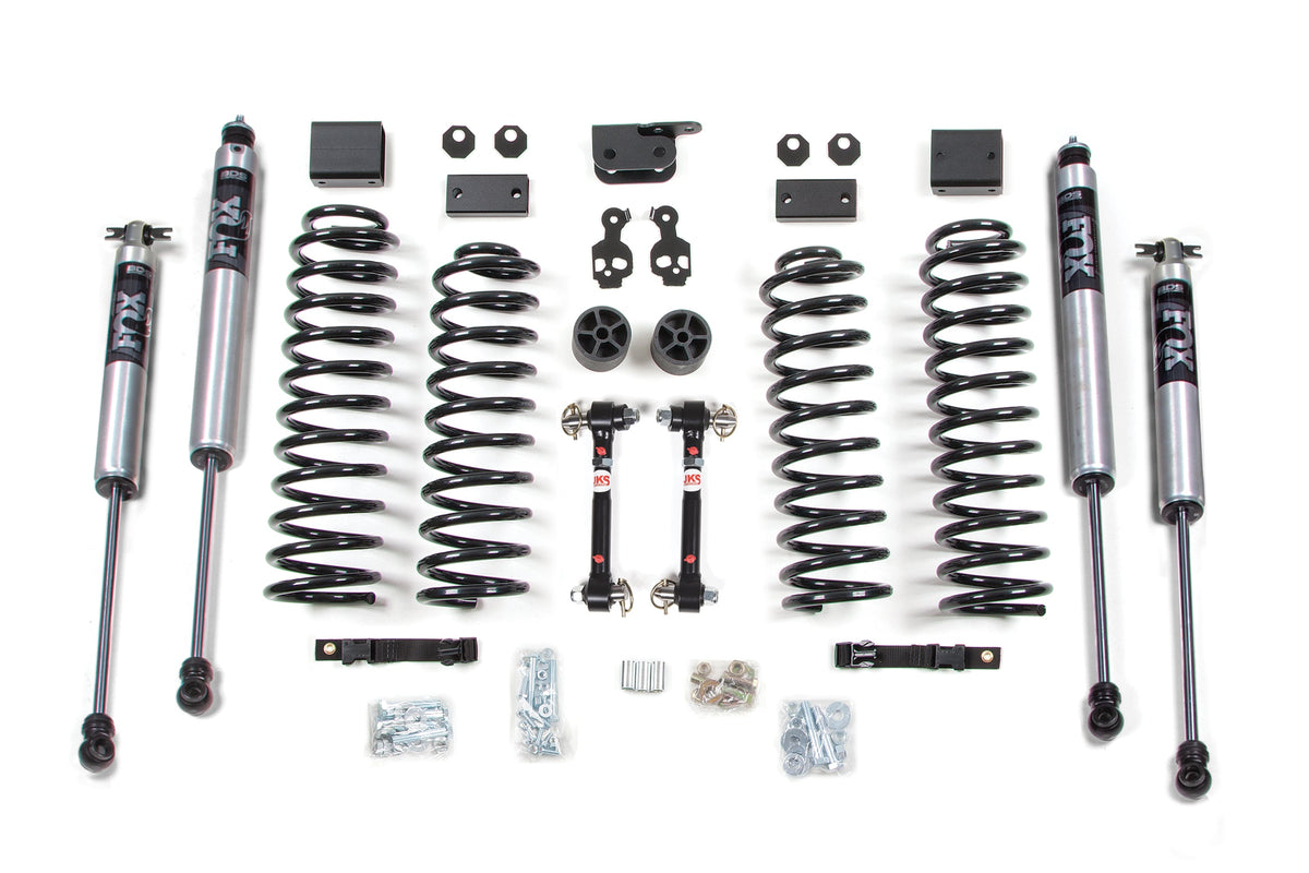 3 Inch Lift Kit Jeep Wrangler JK 07-11 2-Door Sway Bar Disconnects BDS Suspension