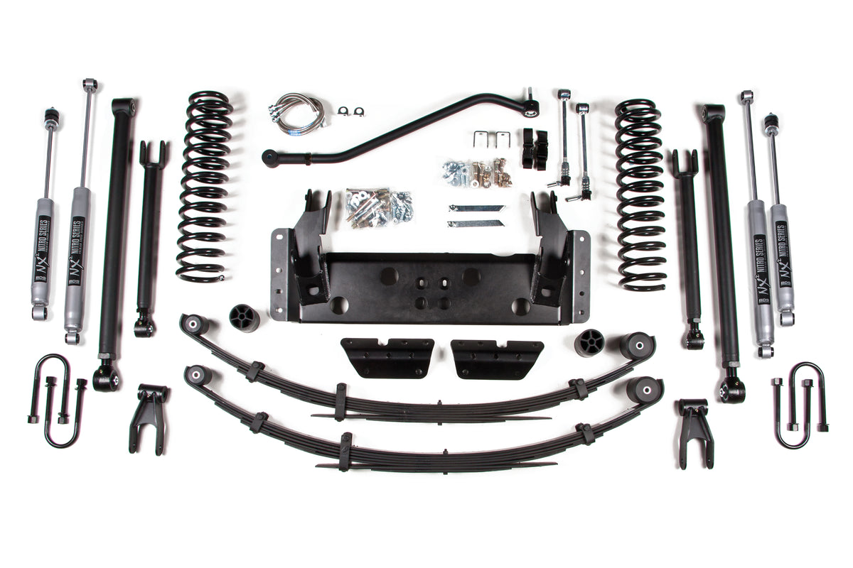 4.5 Inch Lift Kit Long Arm Jeep Cherokee XJ 84-01 Dana 35 BDS Suspension
