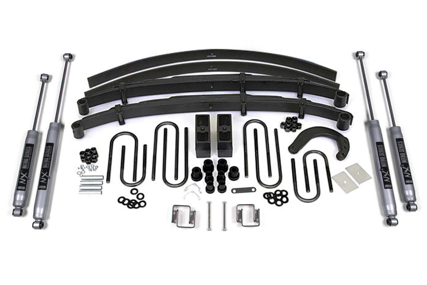 6 Inch Lift Kit Chevy/GMC 1/2 Ton Blazer/Suburban 88-91 4WD 4 Inch Block Kit W Add A Leaf BDS Suspension