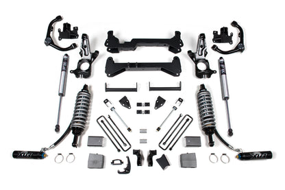 7 Inch Lift Kit FOX 2.5 Coil-Over Conversion Silverado/Sierra 2500HD 01-10 2WD Carrier Above Crossmember BDS Suspension