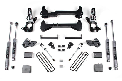 7 Inch Lift Kit FOX 2.5 Coil-Over Conversion Silverado/Sierra 2500HD 01-10 2WD Carrier Above Crossmember BDS Suspension