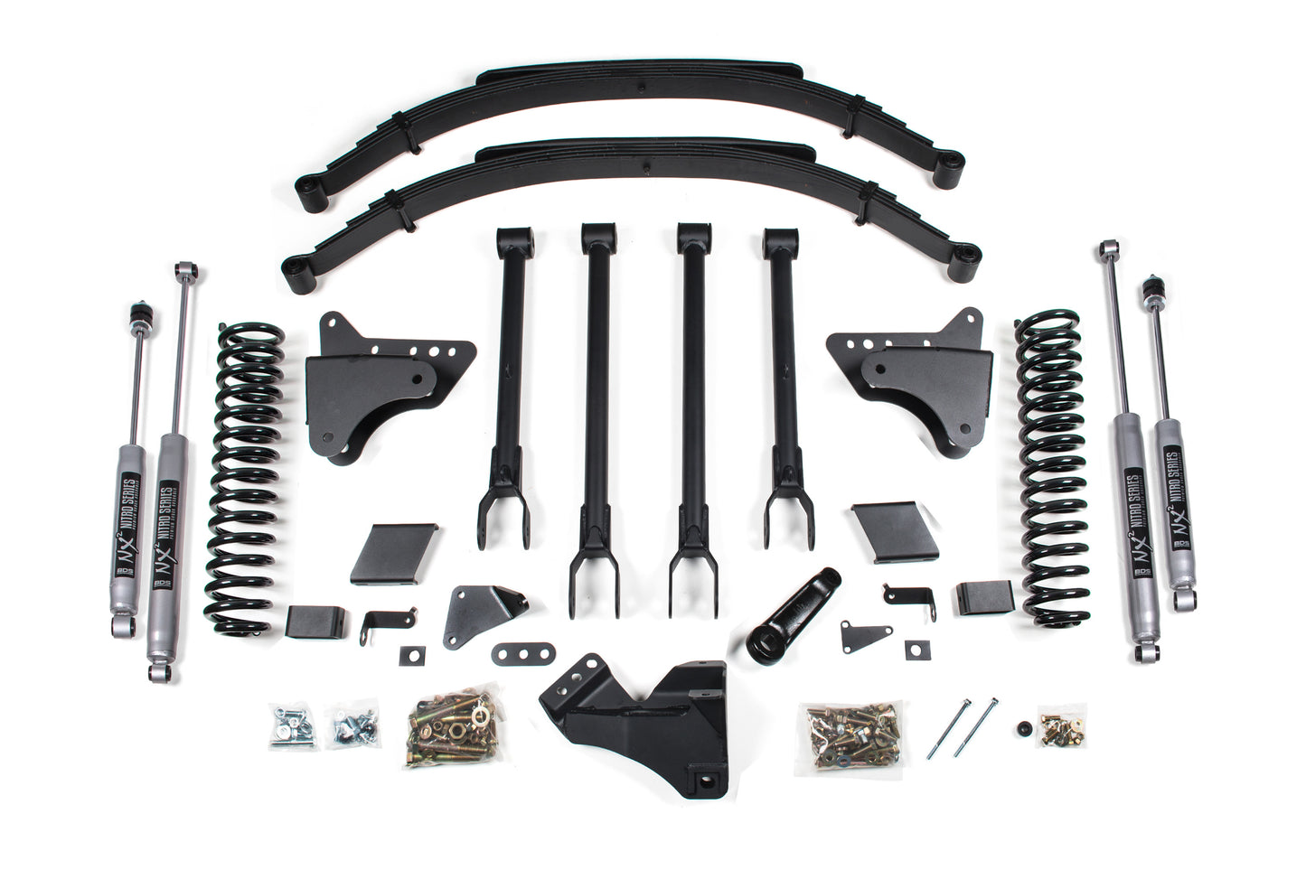 8 Inch Lift Kit 4-Link Conversion Ford F250/F350 Super Duty 11-16 4WD Gas BDS Suspension