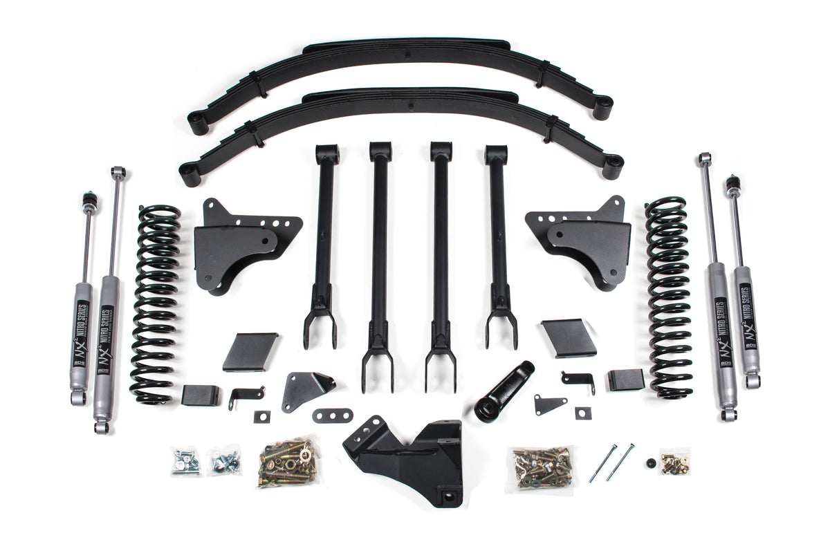 8 Inch Lift Kit 4-Link Conversion Ford F250/F350 Super Duty 11-16 4WD Gas BDS Suspension