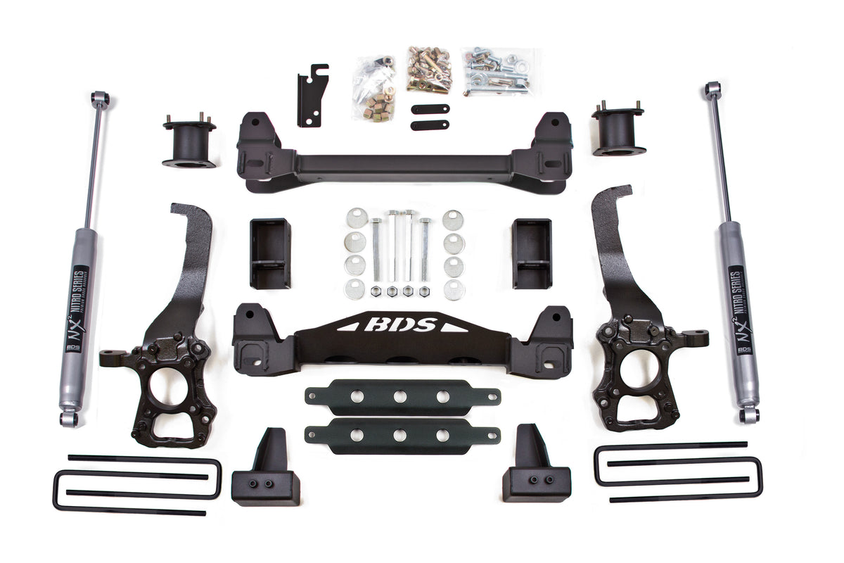 4 Inch Lift Kit Ford F150 2014 2WD BDS Suspension