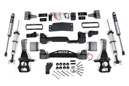 4 Inch Lift Kit FOX 2.0 Performance Shocks Internal Floating Piston Strut Ford F150 15-20 4WD