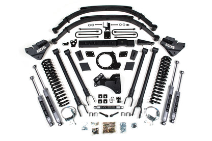 8 Inch Lift Kit 4-Link Conversion Ford F250/F350 Super Duty 17-19 4WD Diesel BDS Suspension