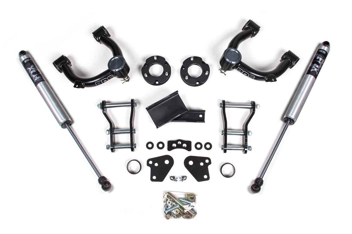 3.5 Inch Lift Kit Ford Ranger 19-23 4WD Cast Aluminum Knuckle BDS Suspension