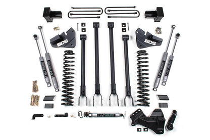 4 Inch Lift Kit w/ 4-Link Ford F350 Super Duty DRW 20-22 4WD Diesel BDS Suspension