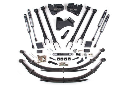 5 Inch Lift Kit w/ 4-Link Ford F250/F350 Super Duty 20-22 4WD Diesel Leaf Springs BDS Suspension