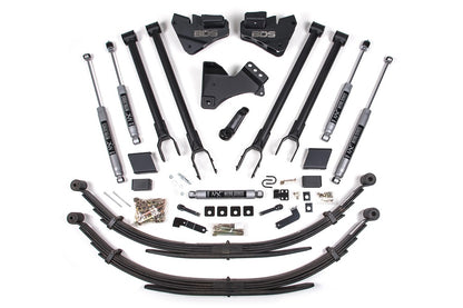 5 Inch Lift Kit w/ 4-Link Ford F250/F350 Super Duty 20-22 4WD Diesel Leaf Springs BDS Suspension