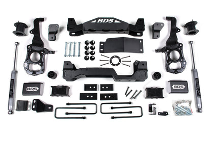 4 Inch Lift Kit Ford F150 21-24 4WD 3 Inch Block BDS Suspension