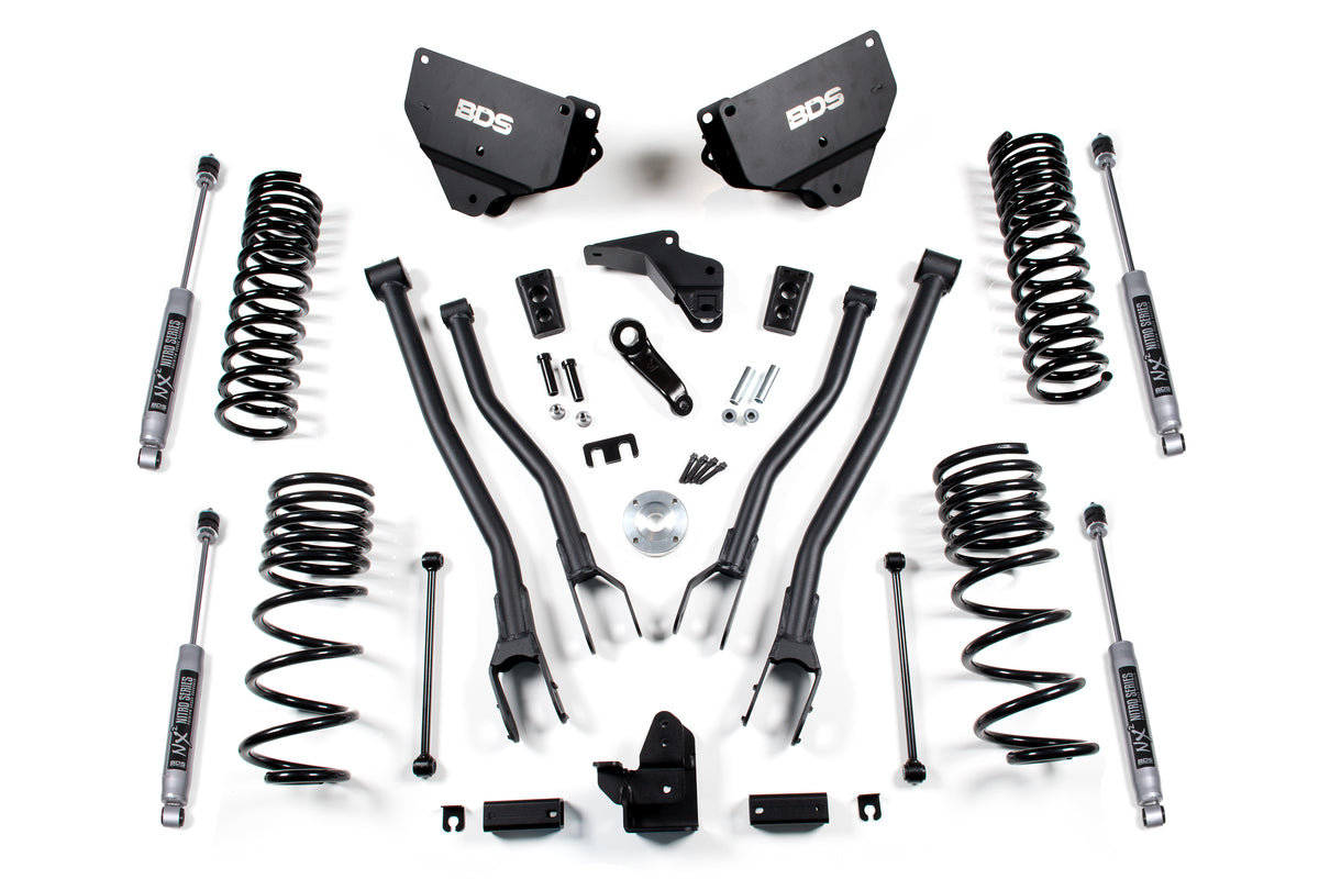 4 Inch Lift Kit w/ 4-Link Ram 2500 14-18 4WD Diesel BDS Suspension