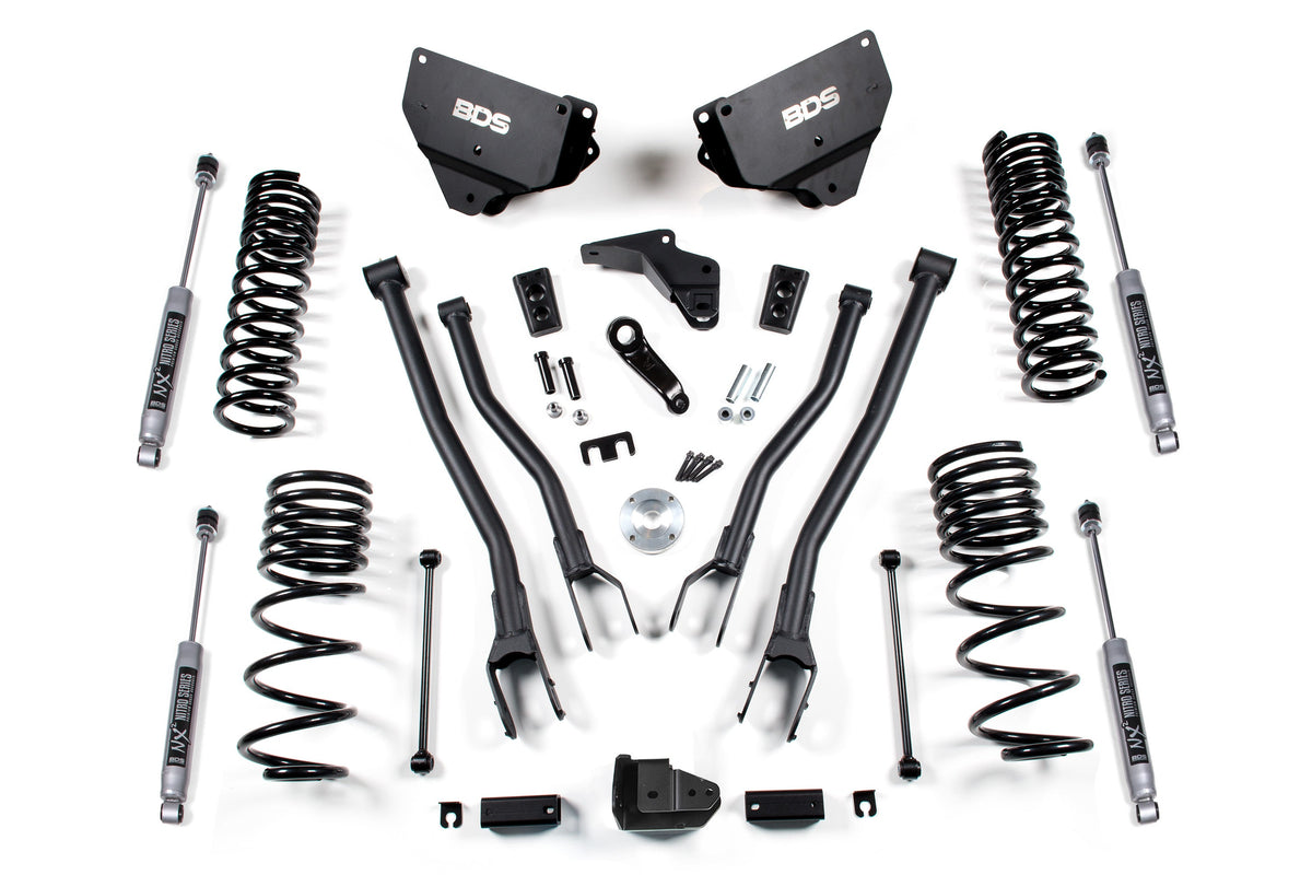 4 Inch Lift Kit w/ 4-Link Ram 2500 14-18 4WD Diesel BDS Suspension