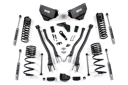 4 Inch Lift Kit w/ 4-Link Ram 2500 14-18 4WD Gas BDS Suspension