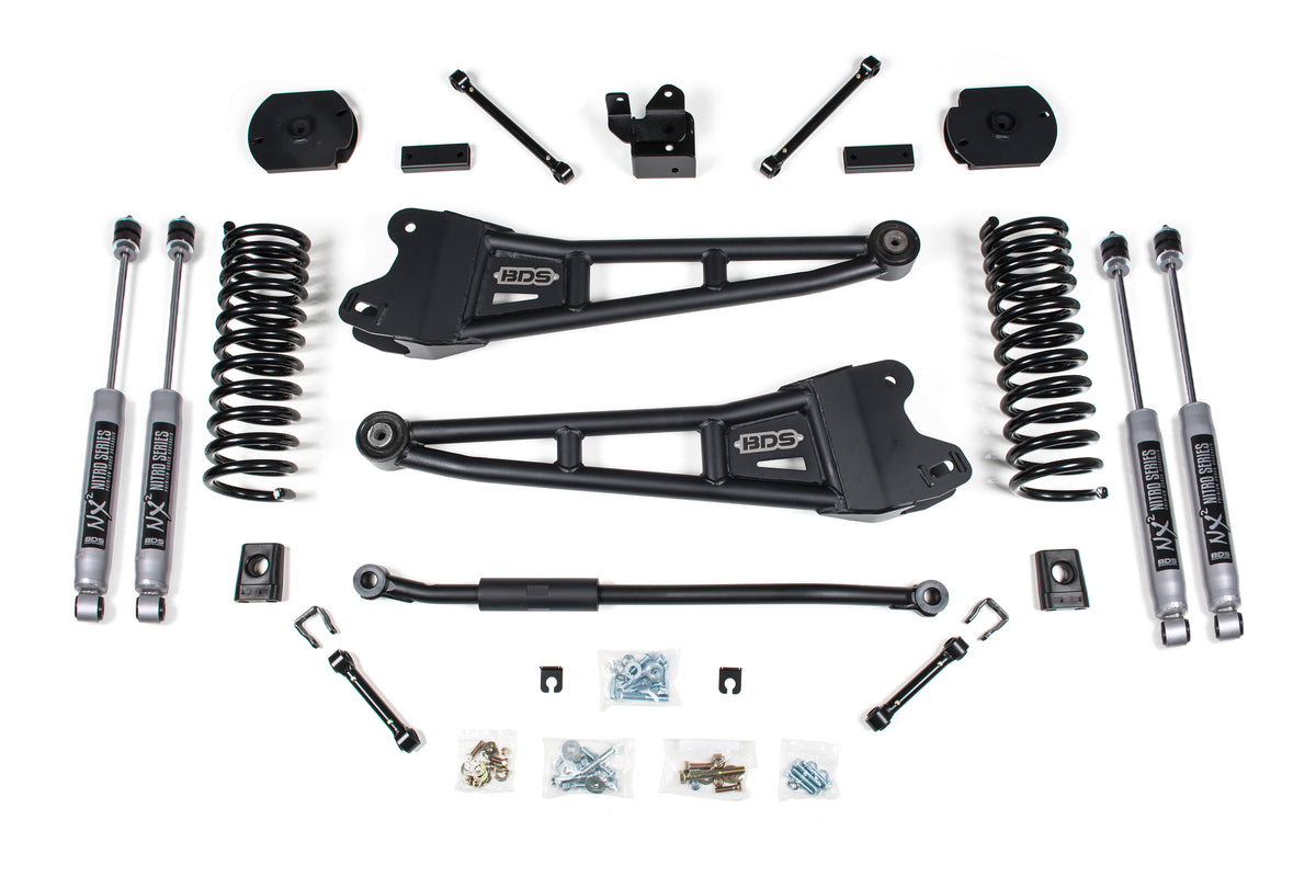 3 Inch Lift Kit w/ Radius Arm Ram 2500 14-18 4WD Diesel BDS Suspension