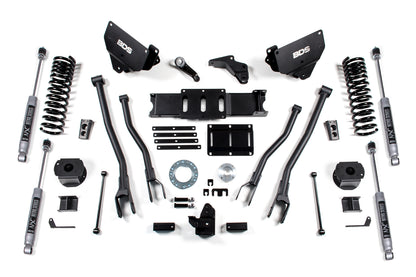6 Inch Lift Kit w/ 4-Link Ram 2500 w/ Rear Air Ride 14-18 4WD Diesel BDS Suspension