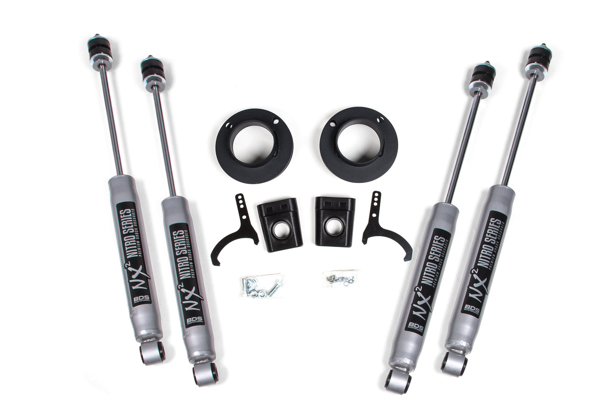 2 Inch Leveling Kit Ram 2500 w/ Rear Air Ride 14-24 4WD BDS Suspension