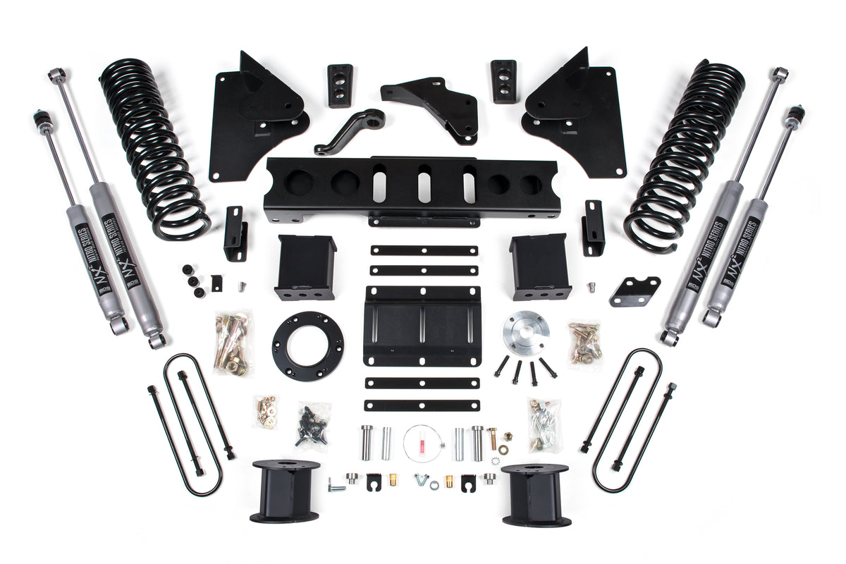 5.5 Inch Lift Kit Ram 3500 w/ Rear Air Ride 13-18 4WD Gas BDS Suspension