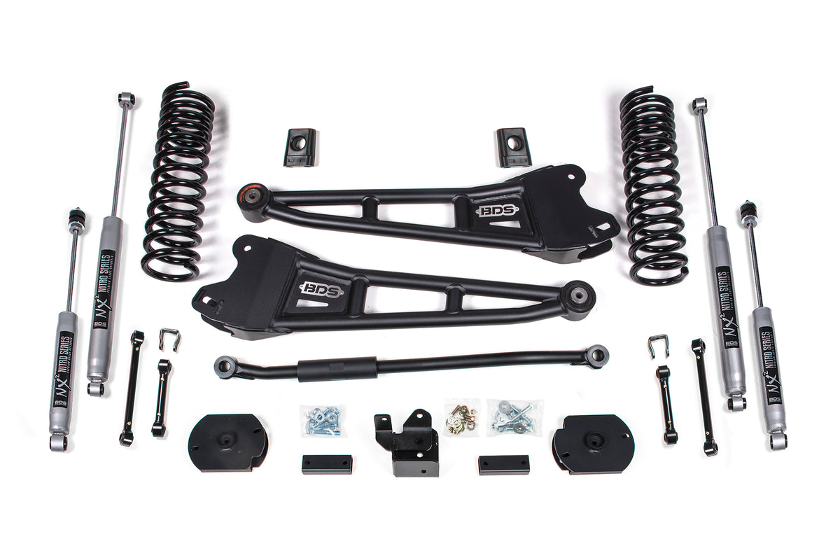 3 Inch Lift Kit w/ Radius Arm Ram 2500 19-24 4WD Diesel BDS Suspension