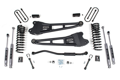 3 Inch Lift Kit w/ Radius Arm Ram 3500 19-24 4WD Diesel With Factory Rear Overload Leaf BDS Suspension