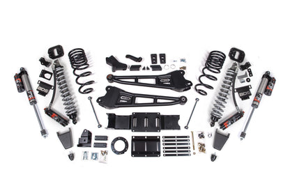 19-24 Ram 2500 4WD 4 Inch Radius Arm Suspension Lift Kit, 2.5 Inch Rear, Coil Spring, Diesel - Fox 2.5 Performance Elite Series C/O Front, Fox 2.5 Performance Elite Series Rear BDS Suspension