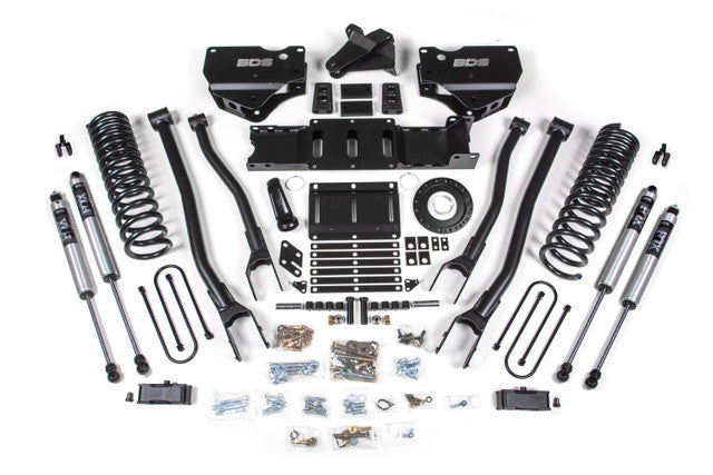 4 Inch Lift Kit w/ 4-Link Ram 3500 19-23 4WD Diesel 8 Bolt Fox 2.0 Performance Shocks