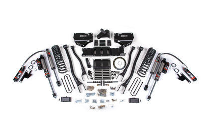 4 Inch Lift Kit w/ 4-Link Ram 3500 19-23 4WD Gas Without Factory Rear Overload Leaf BDS Suspension